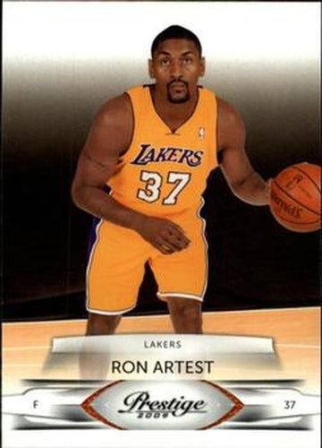 #36 Ron Artest - Los Angeles Lakers - 2009-10 Panini Prestige Basketball
