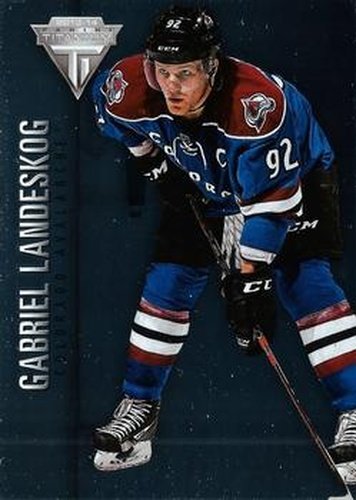 #36 Gabriel Landeskog - Colorado Avalanche - 2013-14 Panini Titanium Hockey