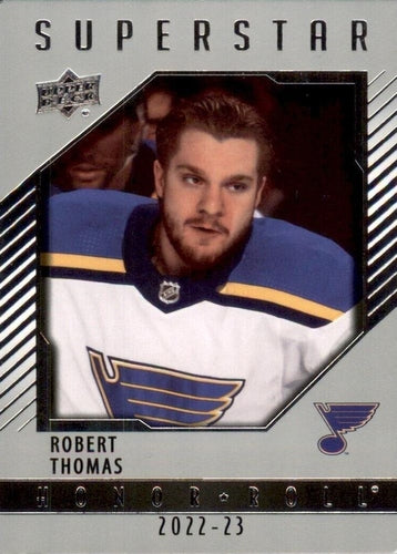 #HR-36 Robert Thomas - St. Louis Blues - 2022-23 Upper Deck - Honor Roll Hockey