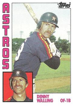 #36 Denny Walling - Houston Astros - 1984 Topps Baseball