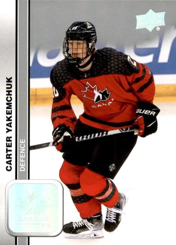 #36 Carter Yakemchuk - Canada - 2023 Upper Deck Team Canada Juniors Hockey