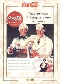 #36 50th Anniversary 1886-1936 - 1993 Collect-A-Card Coca-Cola Collection Series 1