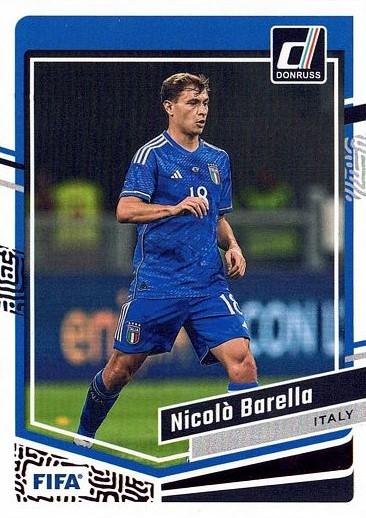 #36 Nicolo Barella - Italy - 2023-24 Donruss Soccer
