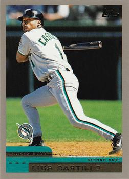 #36 Luis Castillo - Florida Marlins - 2000 Topps Baseball