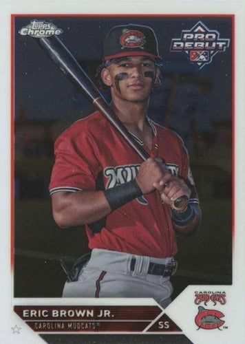#PDC-36 Eric Brown Jr. - Carolina Mudcats - 2023 Topps Pro Debut - Chrome Baseball