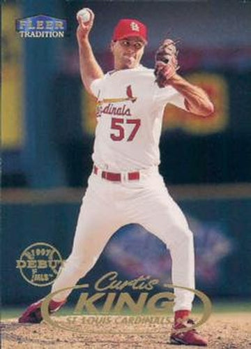 #36 Curtis King - St. Louis Cardinals - 1998 Fleer Tradition Baseball