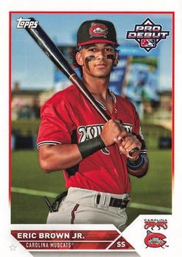 #PD-36 Eric Brown Jr. - Carolina Mudcats - 2023 Topps Pro Debut Baseball