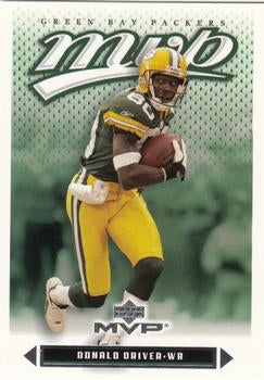 #36 Donald Driver - Green Bay Packers - 2003 Upper Deck MVP Football