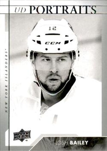 #P-36 Josh Bailey - New York Islanders - 2017-18 Upper Deck - UD Portraits Hockey