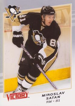 #286 Miroslav Satan - Pittsburgh Penguins - 2008-09 Upper Deck Victory Hockey