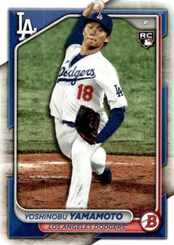 #36 Yoshinobu Yamamoto - Los Angeles Dodgers - 2024 Bowman Baseball