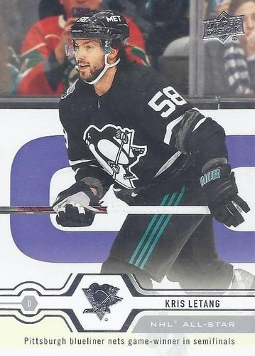 #536 Kris Letang - Pittsburgh Penguins - 2019-20 Upper Deck Hockey