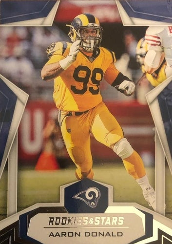 #36 Aaron Donald - Los Angeles Rams - 2019 Panini Rookies & Stars Football