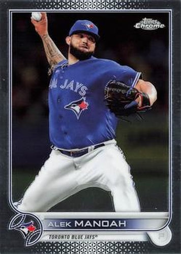 #36 Alek Manoah - Toronto Blue Jays - 2022 Topps Chrome Baseball