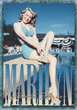 #36 A peek at Marilyn in the late-'40s at the ti - 1993 Sports Time Marilyn Monroe