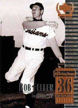 #36 Bob Feller - Cleveland Indians - 1999 Upper Deck Century Legends Baseball