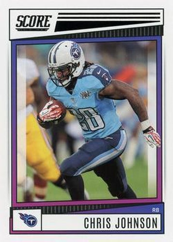 #36 Chris Johnson - Tennessee Titans - 2022 Score Football
