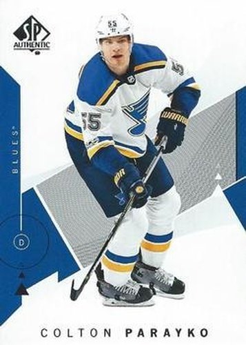 #36 Colton Parayko - St. Louis Blues - 2018-19 SP Authentic Hockey