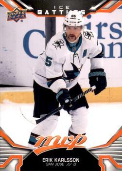 #36 Erik Karlsson - San Jose Sharks - 2022-23 Upper Deck MVP - Ice Battles Hockey
