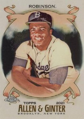 #36 Jackie Robinson - Brooklyn Dodgers - 2021 Topps Allen & Ginter Chrome Baseball