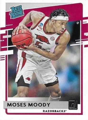 #36 Moses Moody - Arkansas Razorbacks - 2021 Panini Chronicles Draft Picks Basketball