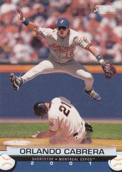 #36 Orlando Cabrera - Montreal Expos - 2001 Stadium Club Baseball