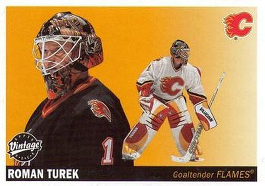 #36 Roman Turek - Calgary Flames - 2002-03 Upper Deck Vintage Hockey
