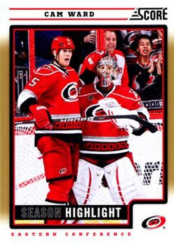 #36 Cam Ward - Carolina Hurricanes - 2012-13 Score - Gold Rush Hockey