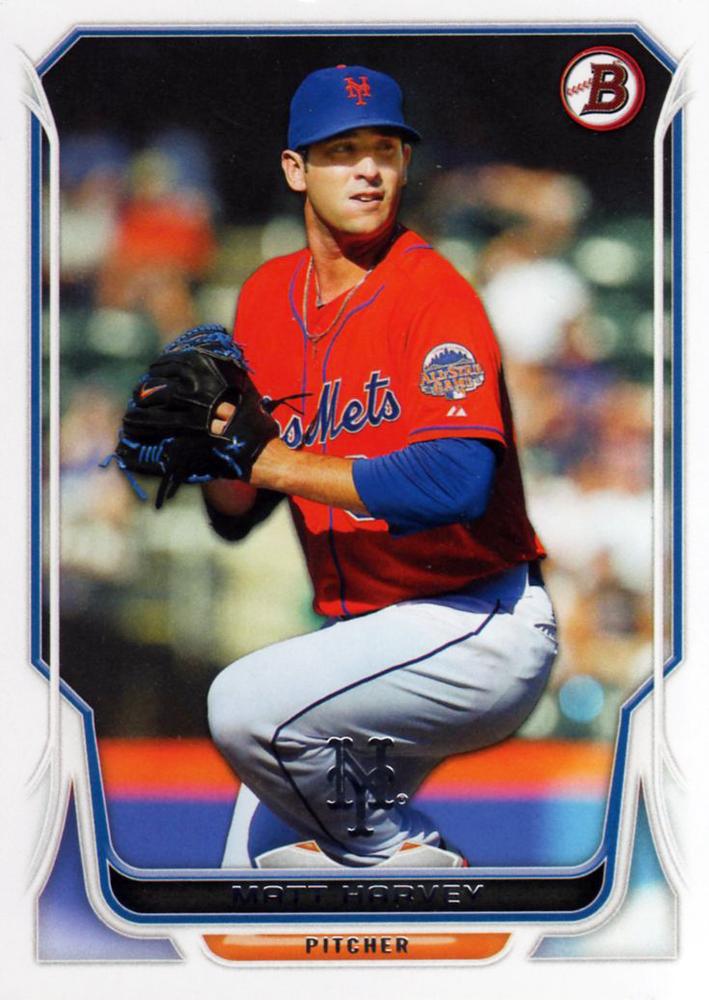 #36 Matt Harvey - New York Mets - 2014 Bowman Baseball