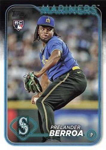 #36 Prelander Berroa - Seattle Mariners - 2024 Topps Baseball