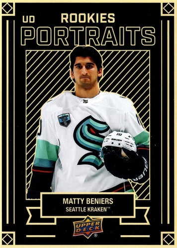 #P-36 Matty Beniers - Seattle Kraken - 2022-23 Upper Deck - UD Portraits Hockey