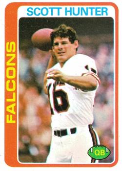 #36 Scott Hunter - Atlanta Falcons - 1978 Topps Football