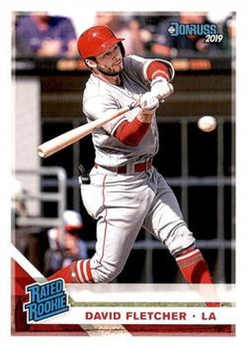 #36 David Fletcher - Los Angeles Angels - 2019 Donruss Baseball