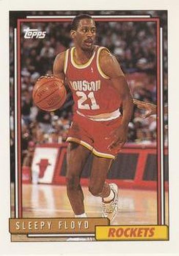 #36 Sleepy Floyd - Houston Rockets - 1992-93 Topps Basketball