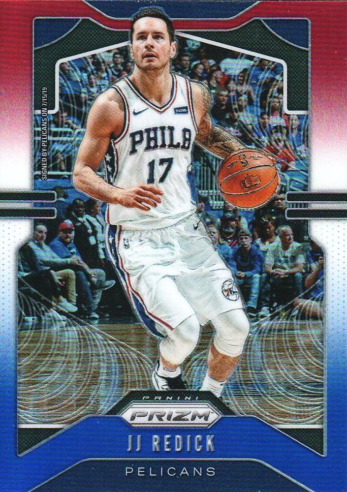#36 JJ Redick - New Orleans Pelicans - 2019-20 Panini Prizm - Prizms Red White and Blue Basketball