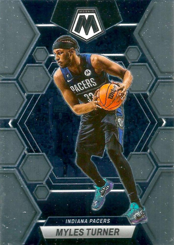 #36 Myles Turner - Indiana Pacers - 2022-23 Panini Mosaic Basketball