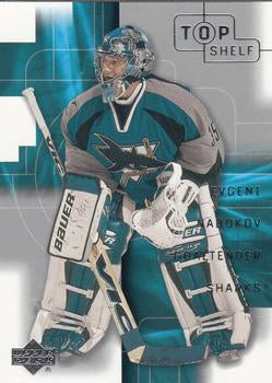#36 Evgeni Nabokov - San Jose Sharks - 2001-02 Upper Deck Top Shelf Hockey