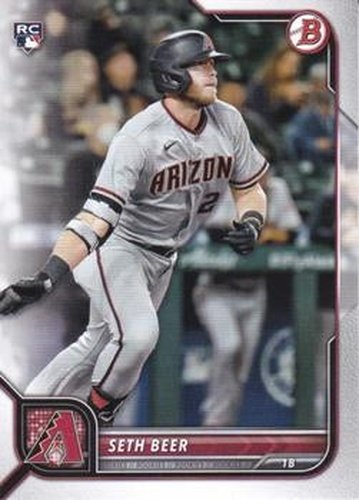 #36 Seth Beer - Arizona Diamondbacks - 2022 Bowman Baseball