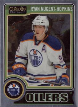 #36b Ryan Nugent-Hopkins - Edmonton Oilers - 2014-15 O-Pee-Chee Platinum Hockey