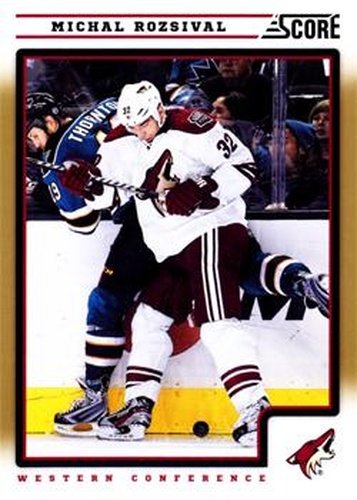 #370 Michal Rozsival - Phoenix Coyotes - 2012-13 Score - Gold Rush Hockey