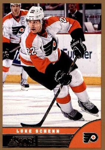 #370 Luke Schenn - Philadelphia Flyers - 2013-14 Score - Gold Hockey