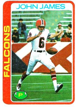 #370 John James - Atlanta Falcons - 1978 Topps Football