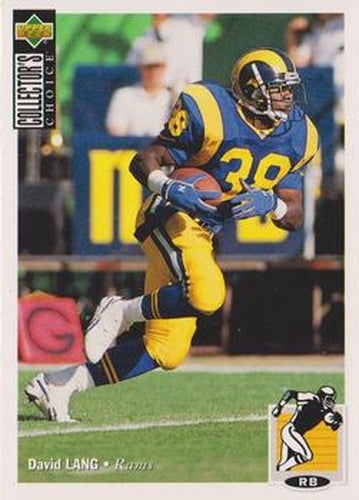 #370 David Lang - Los Angeles Rams - 1994 Collector's Choice Football