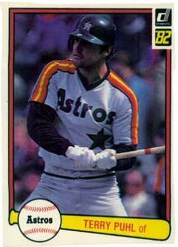 #370 Terry Puhl - Houston Astros - 1982 Donruss Baseball