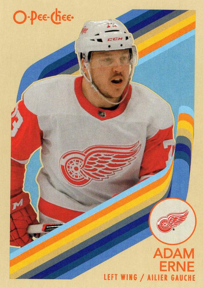 #370 Adam Erne - Detroit Red Wings - 2023-24 O-Pee-Chee - Retro Hockey