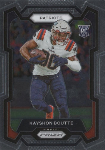 #370 Kayshon Boutte - New England Patriots - 2023 Panini Prizm Football