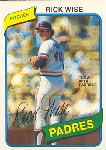 #370 Rick Wise - San Diego Padres - 1980 O-Pee-Chee Baseball