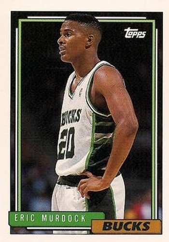 #370 Eric Murdock - Milwaukee Bucks - 1992-93 Topps Basketball
