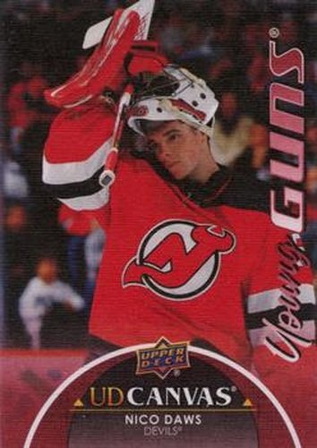 #C370 Nico Daws - New Jersey Devils - 2021-22 Upper Deck - UD Canvas Hockey