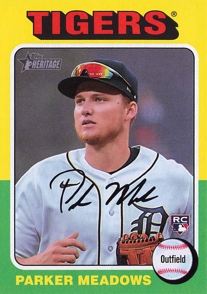 #370 Parker Meadows - Detroit Tigers - 2024 Topps Heritage Baseball